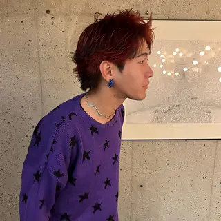 ショート カラー メンズ 永井駿祐【平尾 薬院】メンズカットのヘアスタイル