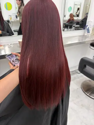 ロング 🍒韓国y2k暖色 NO.1🍒REAのヘアスタイル