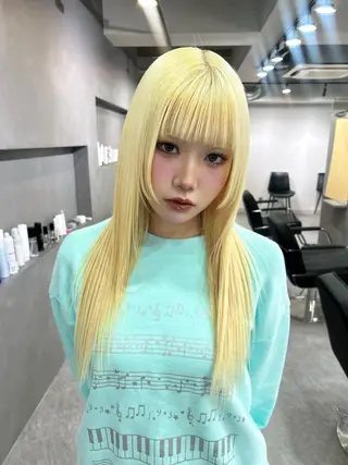 ロング 【ピンク/ラベンダー 】mao🐩💜のヘアスタイル