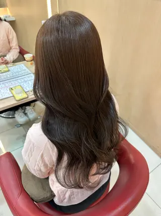 ロング カラー 透明感オリーブ🫒 ×レイヤーMIKUのヘアスタイル