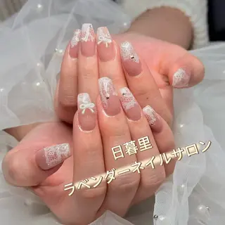 ネイル ラベンダー💖日暮里 ルル💖ネイルのネイルデザイン