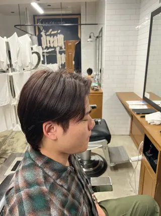 ミディアム カラー パーマ・カラー特化/ メンズ美容師米田幸平のヘアスタイル