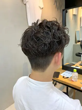 ショート パーマ メンズ 似合わせショート×透 明感/やじまたかしのヘアスタイル