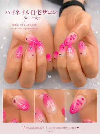 ネイル ハイネイル 自宅サロンのネイルデザイン