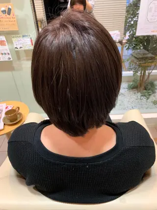 ミディアム カラー 金村 綾芽のヘアスタイル