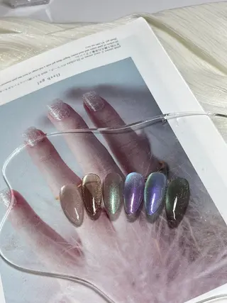 ネイル candy nail 韓国風ワンホンネイルのネイルデザイン