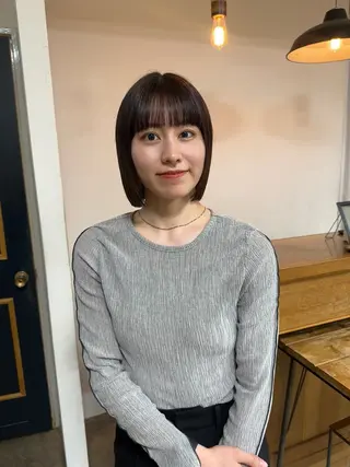 ミディアム NAGISA髪質改善 &透明感カラー🪞のヘアスタイル