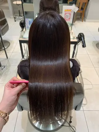 ミディアム カラー パーマ メンズ キッズ 酸熱トリートメント/ 髪質改善🌟玉井香奈のヘアスタイル