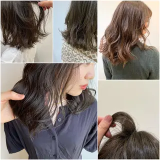 カラー 🍊mai🍊 似合わせスタイル🌿のヘアスタイル