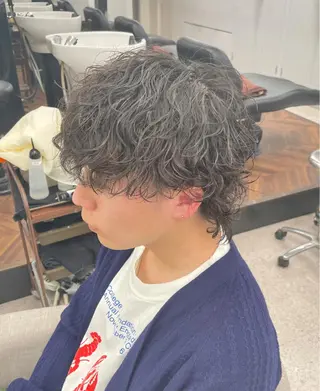 パーマ メンズ 京都河原町 メンズパーマ助川龍哉のヘアスタイル