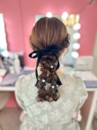 ロング 北本 美幸のヘアスタイル