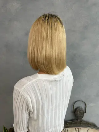ミディアム ブリーチ守口 rikiyanのヘアスタイル