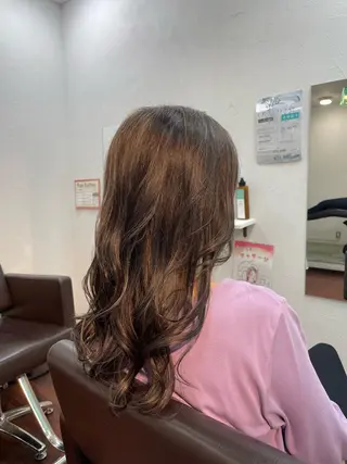 セミロング 山本 雷のヘアスタイル