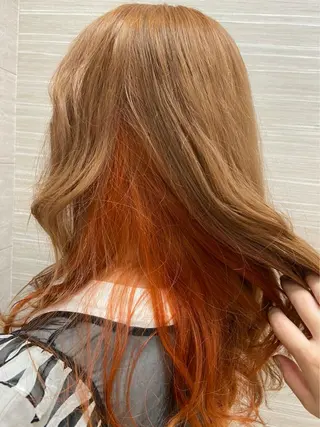 ロング カラー ✨髪質改善矯正× ブリーチ✨YU-KIのヘアスタイル