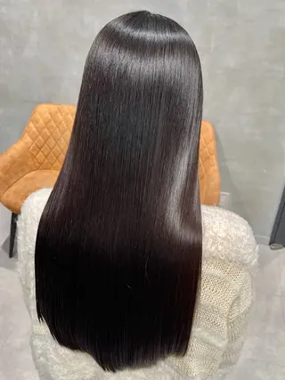 ロング カラー うる艶カラー 顔周りカット♡ikuのヘアスタイル