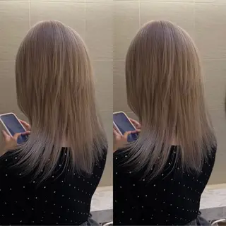 ミディアム カラー ブリーチカラー🌟/ ちさとのヘアスタイル