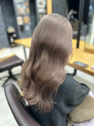 ロング カラー 💎ハイトーン× 透明感カラー Rioのヘアスタイル