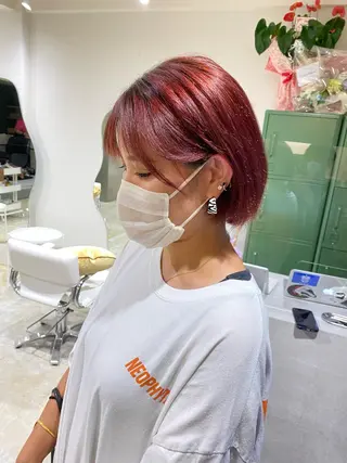 ミディアム Sabby氏川洸希 パーマのヘアスタイル