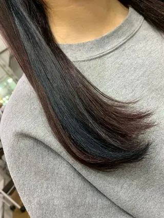セミロング カラー R ri R takagiのヘアスタイル