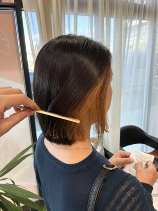 ミディアム 池田 綾香のヘアスタイル