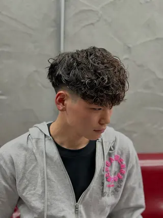 ショート メンズ 西田 龍我のヘアスタイル