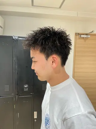 パーマ メンズ エビスザキレン/メン ズ/心斎橋🌳のヘアスタイル