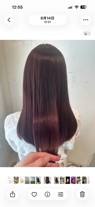 ロング カラー いまじゅく あおいのヘアスタイル