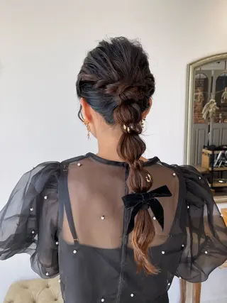 ロング ヘアアレンジ Felice Erikaのヘアスタイル