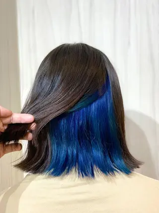 ミディアム カラー ヘアアレンジ ✨錦糸町ブリーチ/ ホワイトカラー皇気✨のヘアスタイル
