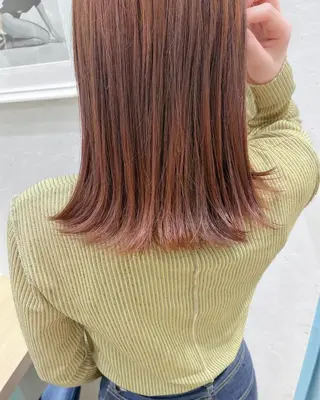ミディアム カラー 透明感カラー│ レイヤーヘア中居美樹のヘアスタイル