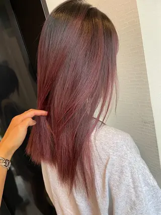 ロング カラー YUI/ ブリーチカラー🌷のヘアスタイル