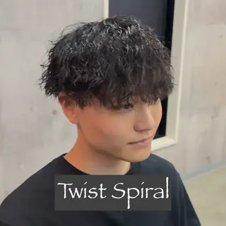 ショート パーマ ヘアアレンジ メンズ MENIN メンズ サロン 望月 涼太のヘアスタイル