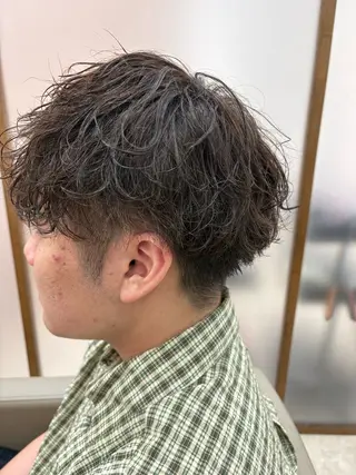 パーマ メンズ ✨髪質改善カラー✨ 赤味除去カラー/理久のヘアスタイル