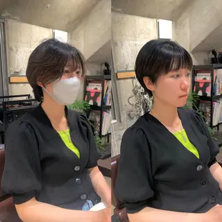 ショート ヘアアレンジ 七原 海夕のヘアスタイル