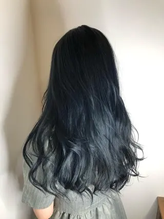 ロング カラー ヘアアレンジ 髪質改善 MAKIのヘアスタイル