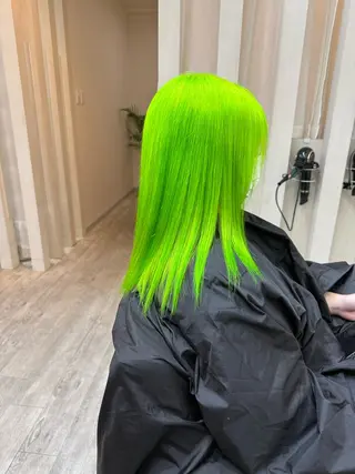 ミディアム andKおもろまち店 艶ダブルカラー✨のヘアスタイル