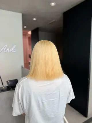 ロング 🇰🇷韓国風ハイ トーンKANA🖤のヘアスタイル