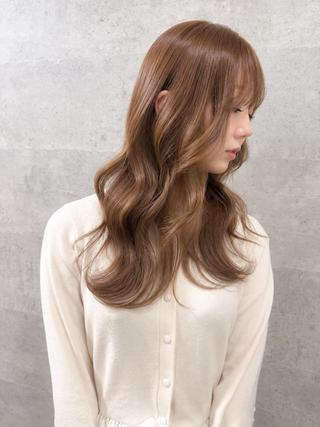 セミロング カラー Grow by NYNY 打越裕樹のヘアスタイル