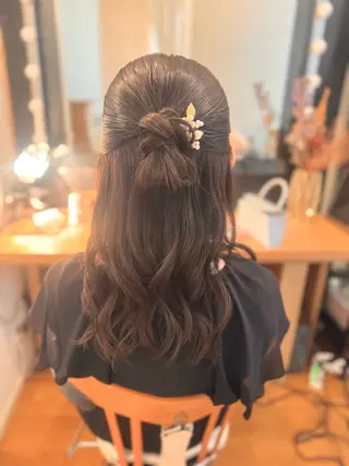 セミロング 札幌円山ヘアメイク/ バーガスのヘアスタイル
