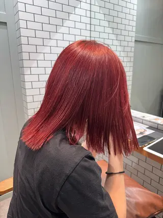 ミディアム カラー 大人な抜け感レイヤー remi🖤のヘアスタイル