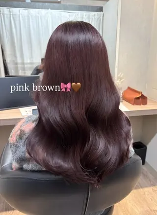 ロング カラー Hirona 縮毛矯正/髪質改善のヘアスタイル