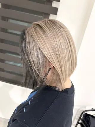 ミディアム カラー 加藤 佑二のヘアスタイル