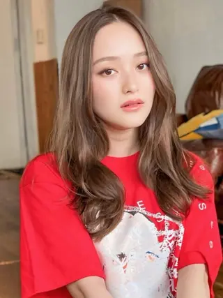 セミロング 川崎 恭平のヘアスタイル