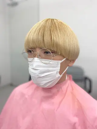 ショート キッズ ✂︎美容師芸人👑 コモリギャルソンのヘアスタイル