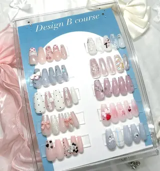 ネイル 🎀Mai 🎀7/7🈳⟡.·のネイルデザイン