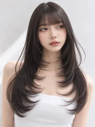 ロング pia 薬院のヘアスタイル