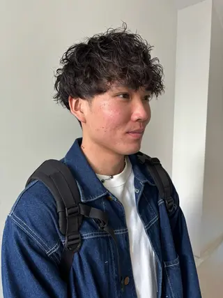 ショート パーマ メンズ men's/perm colorDaijuのヘアスタイル