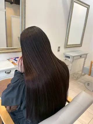 ロング 小林 美南のヘアスタイル