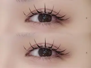 マツエク・マツパ つむぎ/ヘアメ🩰 艶髪/グレージュのマツエク・マツパデザイン