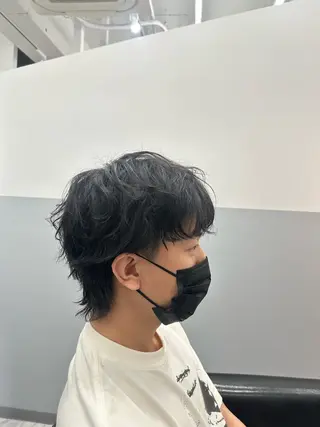 パーマ メンズ ナチュラル🎀透明感 カラー/香香のヘアスタイル
